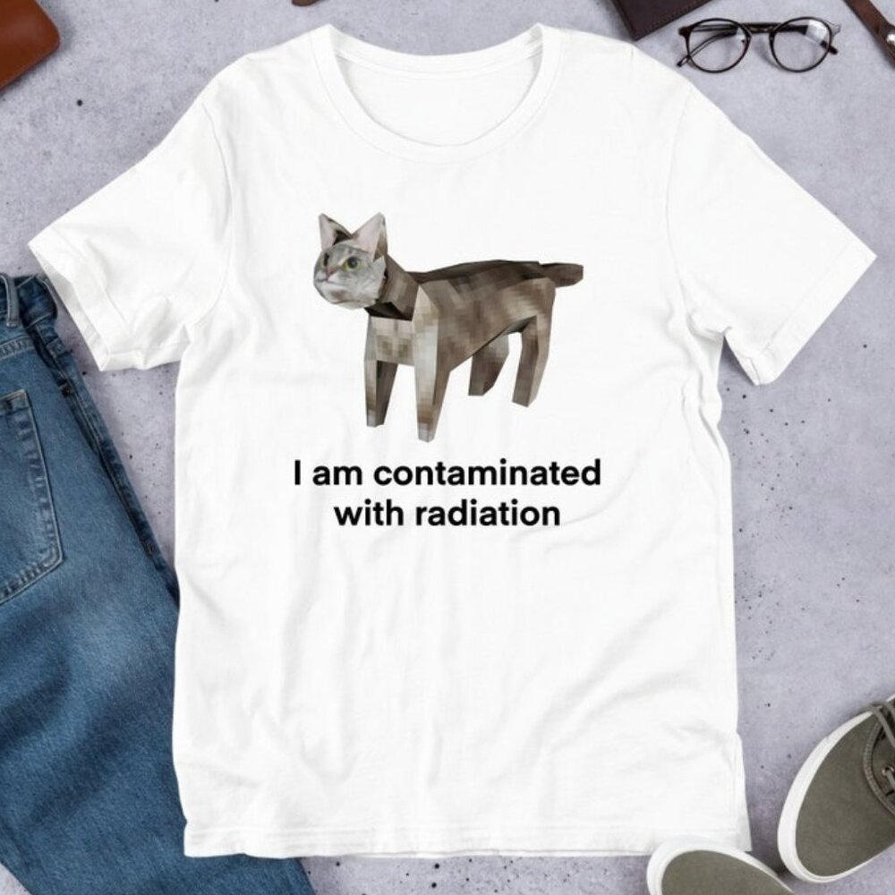 I Am Contaminated Funny Cat Meme Shirt